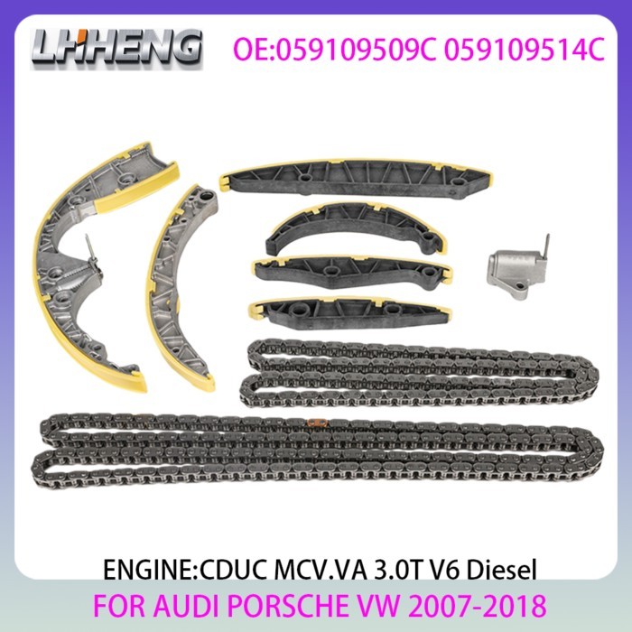 Engine timing chain kit For AUDI A4 B8 A5 A6 C7 A7 A8 D4 Q5 PORSCHE CAYENNE VW TOUAREG 3.0L 3.0 L T