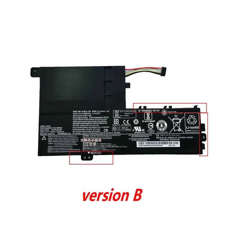 ▥ ใหม่ L15m3pb0 L15l3pb0 L15c3pb1 แบตเตอรี่แล็ปท็อปสําหรับ Lenovo Xiaoxin Chao 7000 7000-14 700