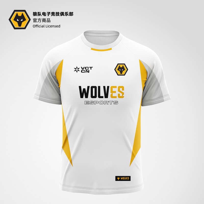 [ปรับแต่งได้] Wolves Esports 2025 ชุดผู้เล่นอย่างเป็นทางการ Valorant VCT เสื้อยืดล่าสุดแห้งเร็วความร