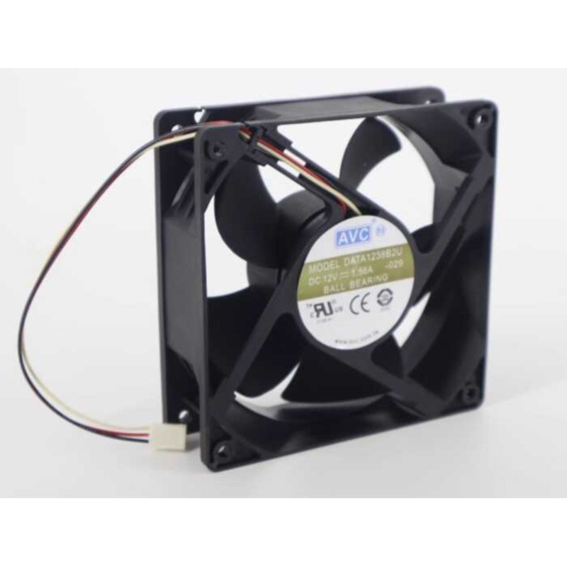 Original Qihong AVC 12038 DATA1238B2U DC12V 1.65A-029 พัดลมระบายความร้อนระดับเสียงอากาศสูง