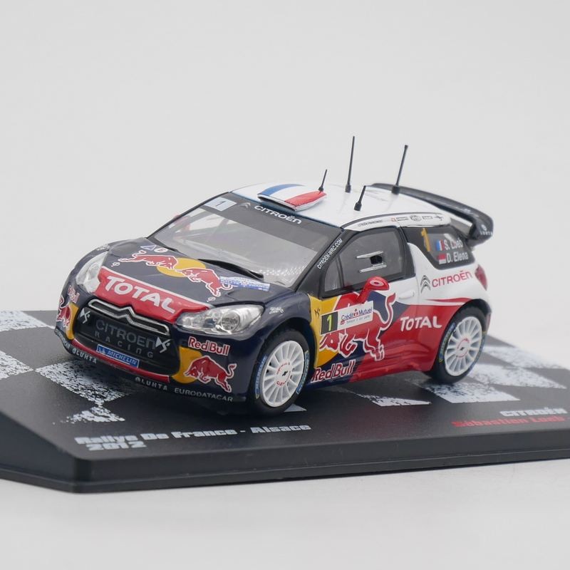 Ixo 1: 43 Citroen DS3 WRC 2012 Loeb Citroen Loeb รถรุ่น