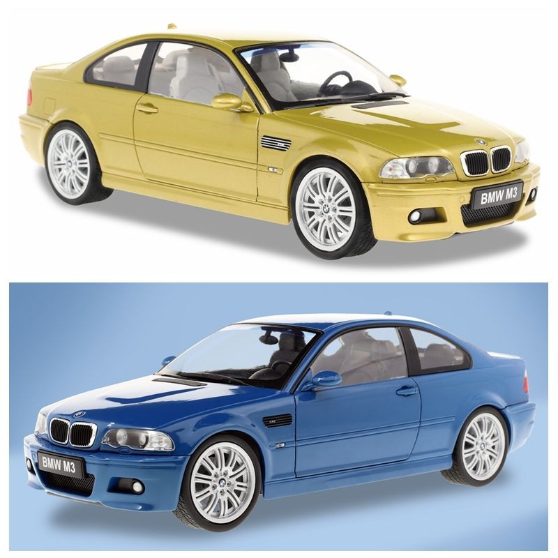 Solido 1: 18 รถรุ่นประตูคู่ BMW BMW E46 M3 สําเร็จรูปผลิตภัณฑ์คอลเลกชันเครื่องประดับรถสปอร์ต