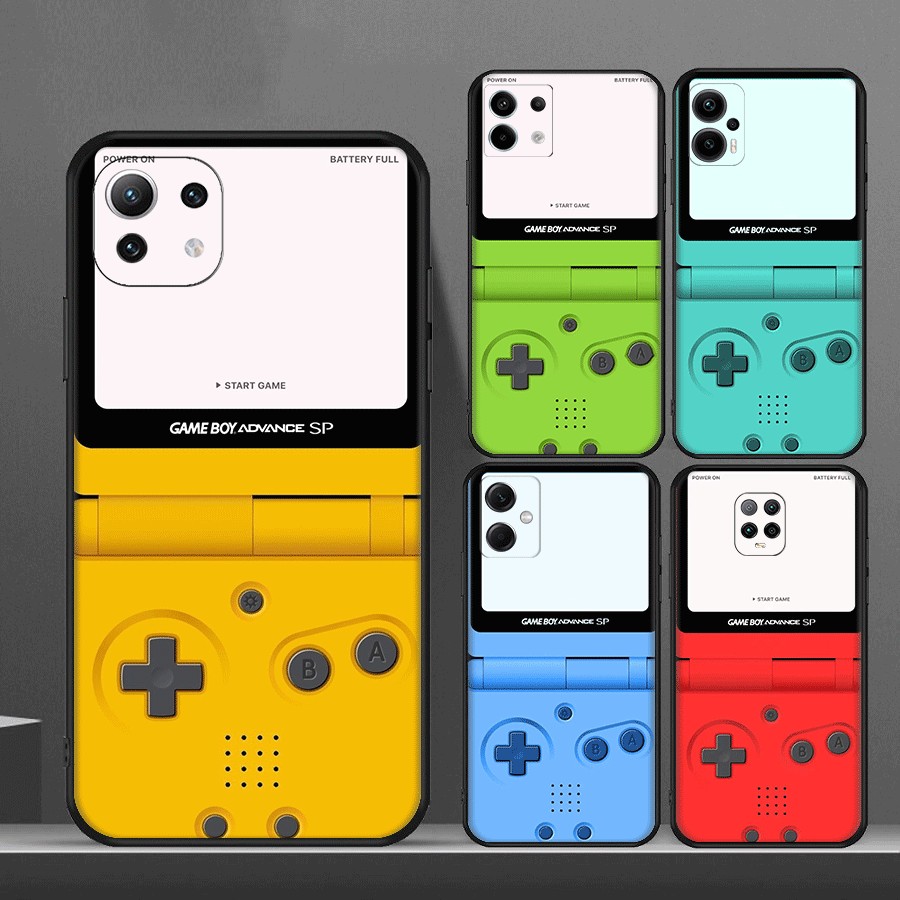 Y-17Game คอนโซลสําหรับ Xiaomi Poco F3 M3 Pro X3 NFC GT F4 X4 TPU เคสโทรศัพท์ซิลิโคนสีดํากันกระแทก so