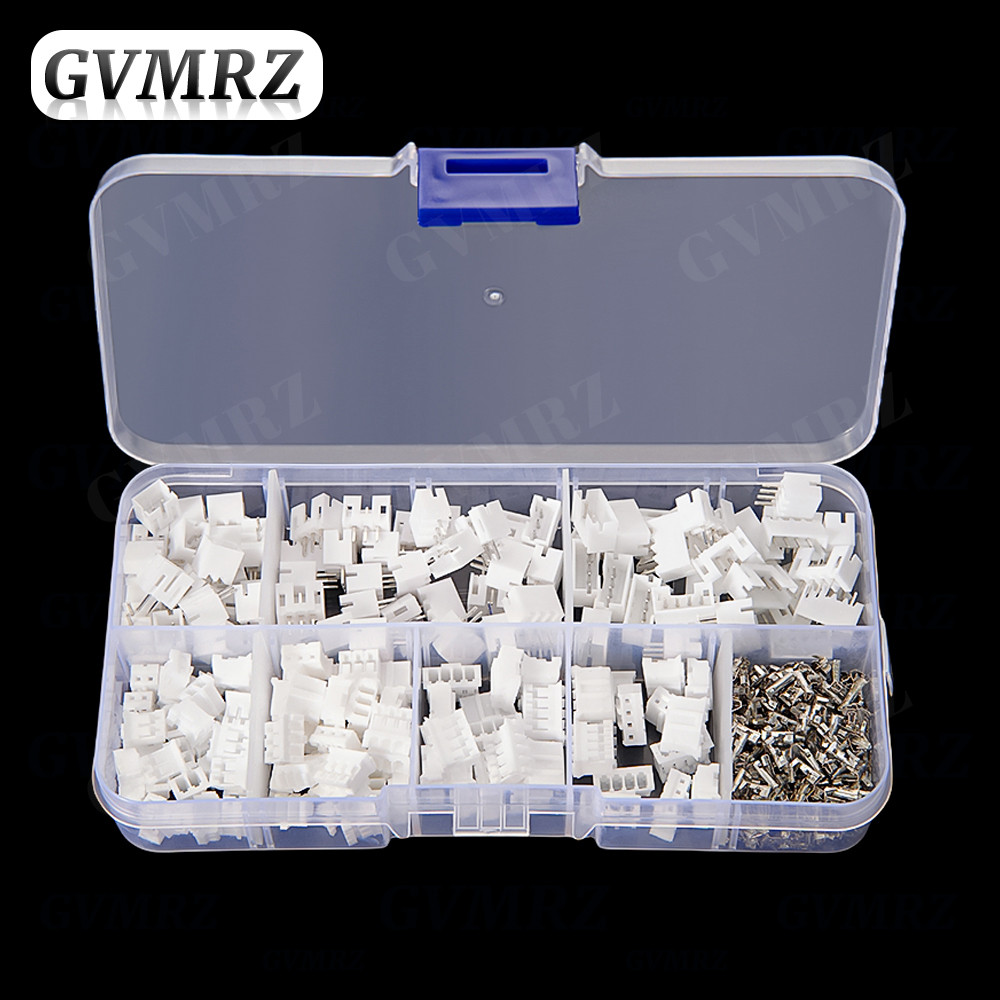 450PCS PH2.0 2p 3p 4p pin 2.0 มม.Pitch Terminal Kit Housing Pin Header JST Connector Wire Adaptor PH