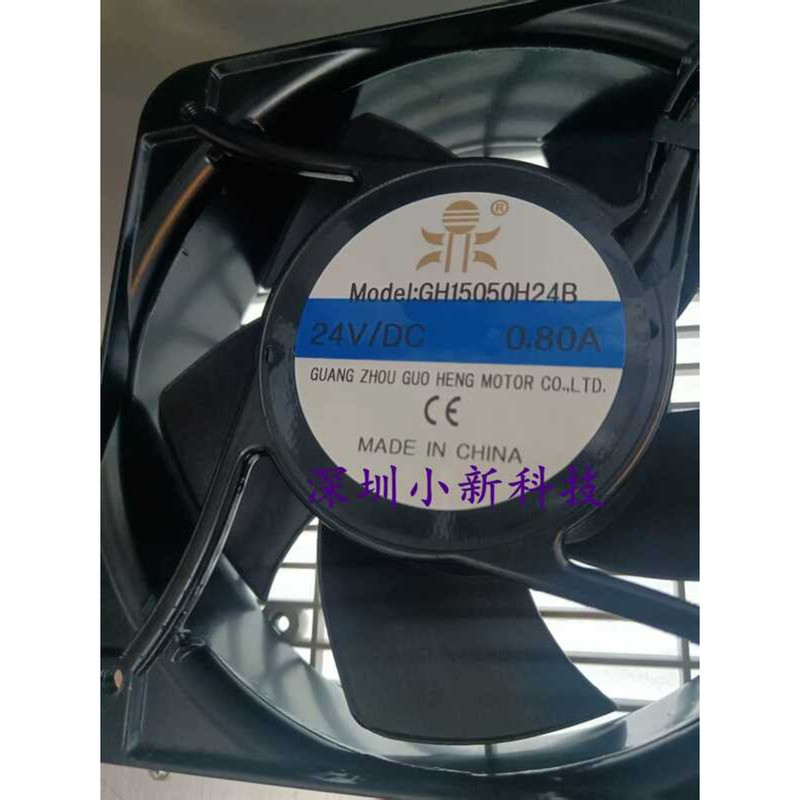 พัดลมยี่ห้อ Ding ดั้งเดิม GH15050H24B GH17251H24B 24V พัดลมระบายความร้อนตู้ตรง 15C
