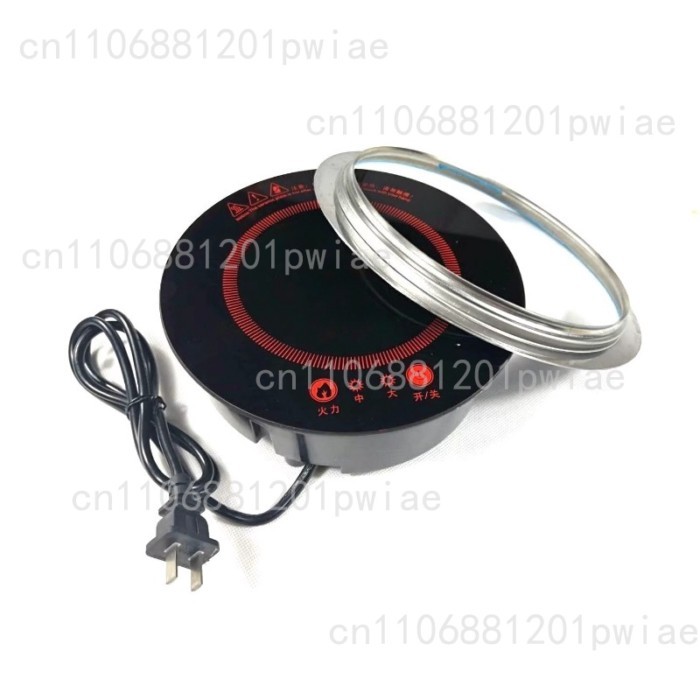 Hot Pot Induction Cooker Commercial Round 3000W High Power Wire Control Embedded