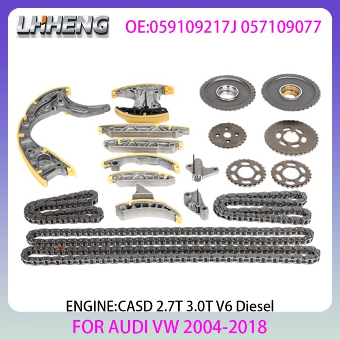 ENGINE Timing chain kit For AUDI A4 B8 A5 A6 C6 Q5 VW PHAETON TOUAREG 2.7L 3.0L 2.7 3.0 L T V6 Dies