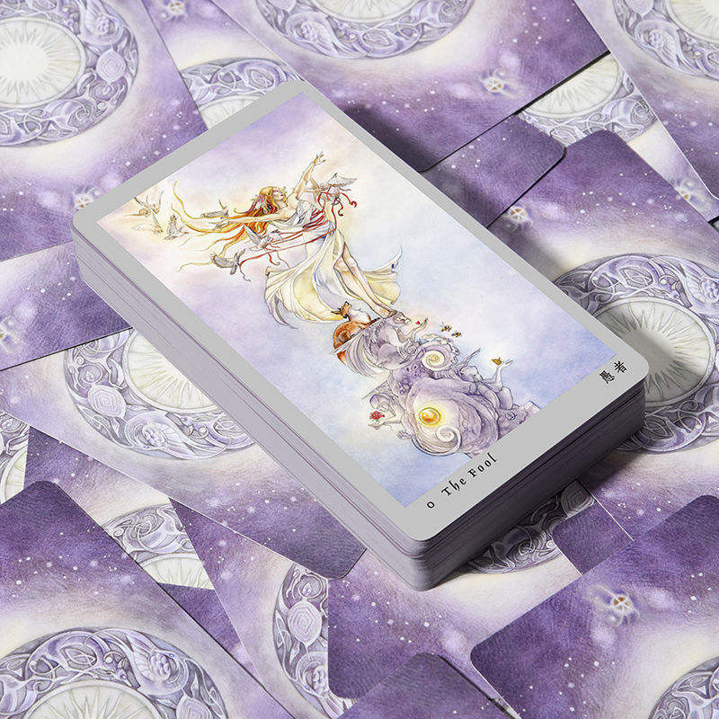 12X7Shadowscapes Tarot Flower Shadow Tarot การ์ดภาษาอังกฤษ Weite Tarot พร้อมคําแนะนํา