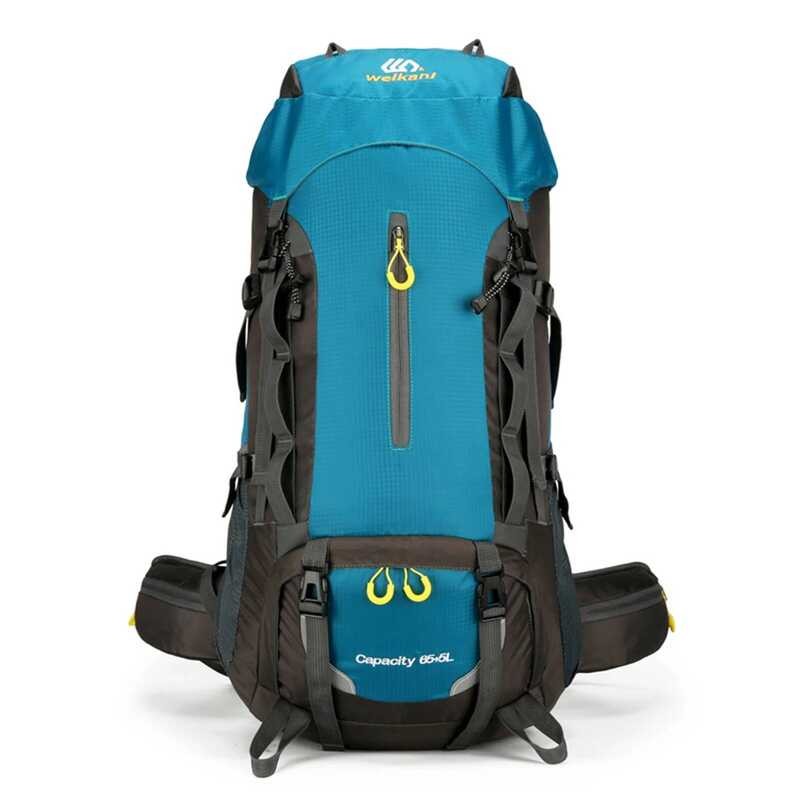 C 70L Large Capacity Mountaineering Backpack Oxford Cloth Multifunctional Outdoor Sports Backpack C