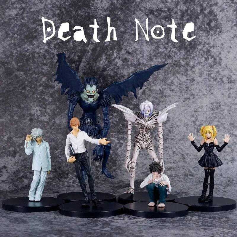 C Anime Figure DEATH NOTE Yagami Light Ryuk Misamisa PVC Standing Model Pose Static Doll Gift Ornam