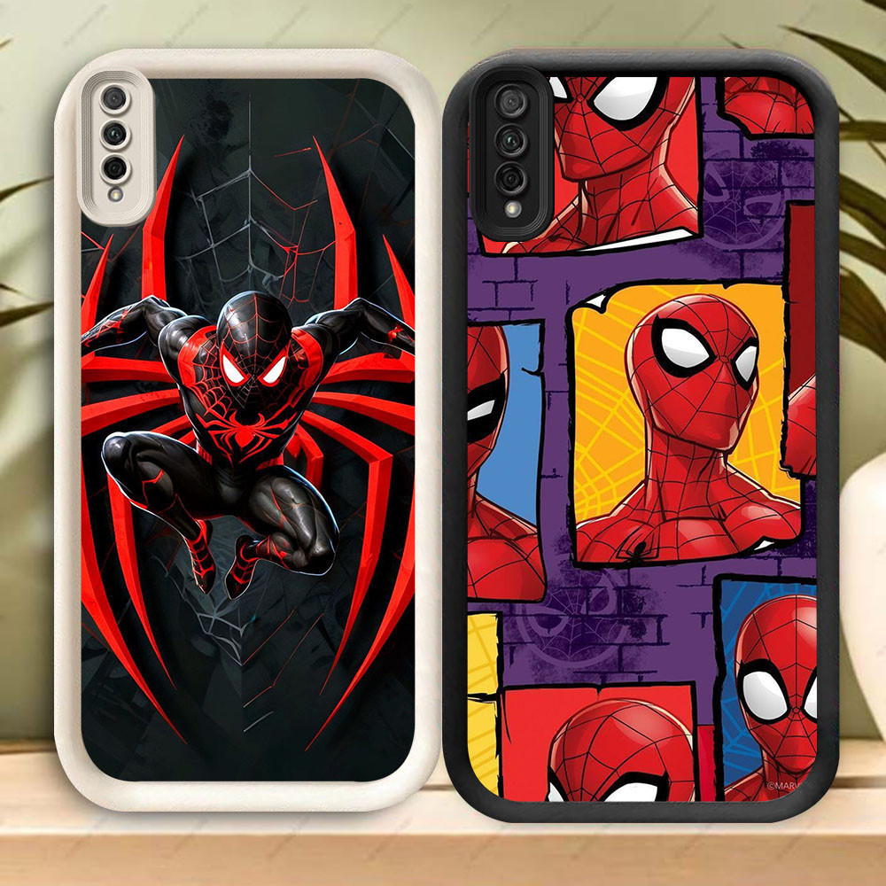 TS-7 SpiderMan ปลอกกันกระแทกสําหรับ Samsung A50 A50s M02 A30S A7 A02 A03 A26 A17 Core