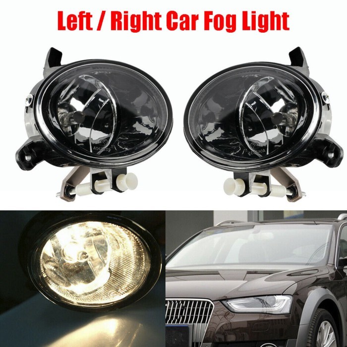 1pcs 12V Car Front Left/Right Fog Light Lamp 8T0 941 699B/8T0941699B 8T0 941 700B/8T0941700B For AU