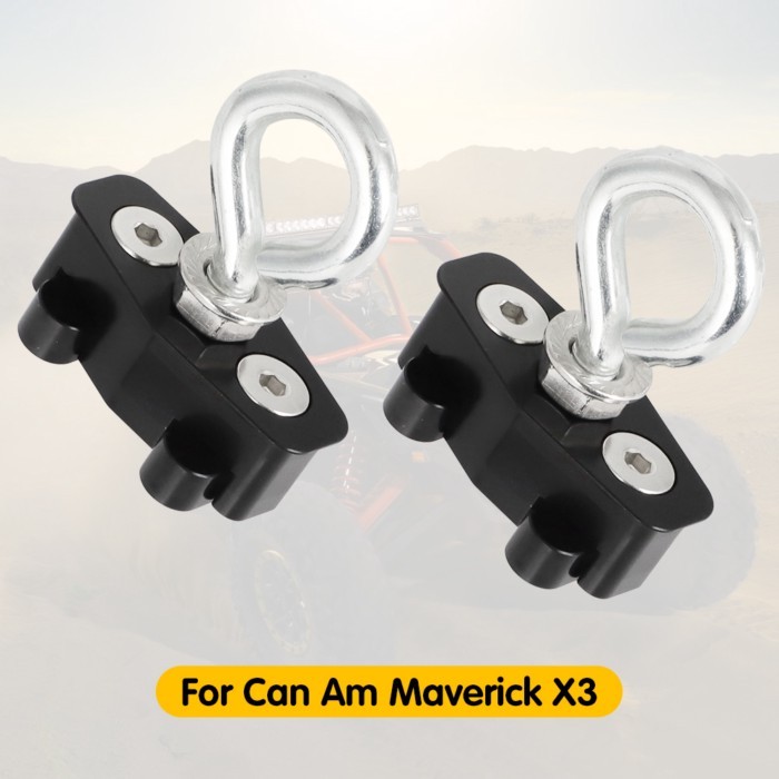2/4 PCS UTV For Can Am X3 2017-2021 Lock Tie Down Anchors for Can-am Maverick X3 4x4 RR XDS Turbo D