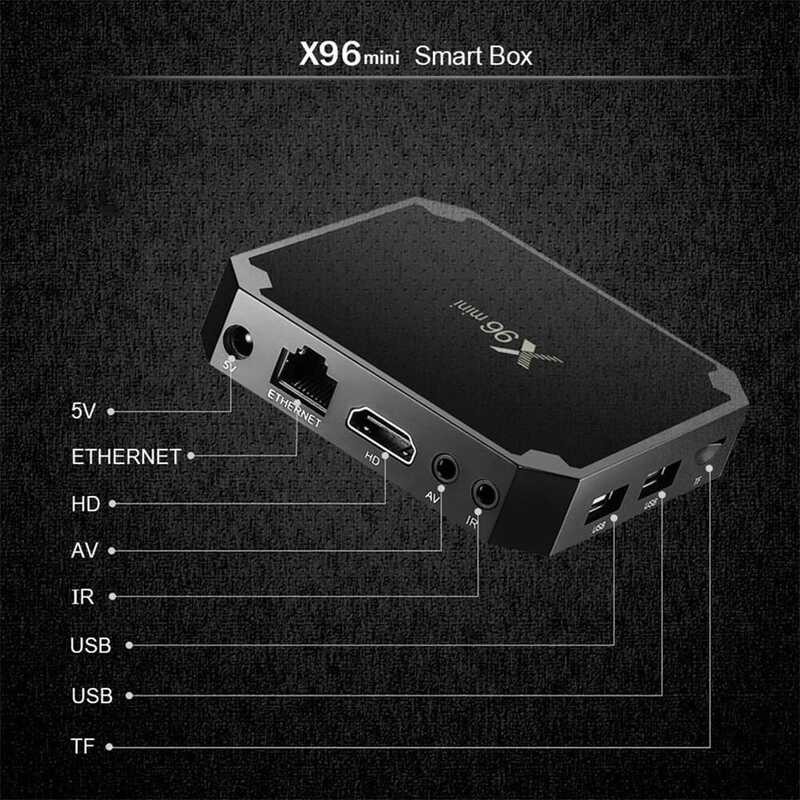 ▥ Original X96 Mini Android 9.0 สมาร์ททีวีกล่อง Amlogic รูปที่ 4