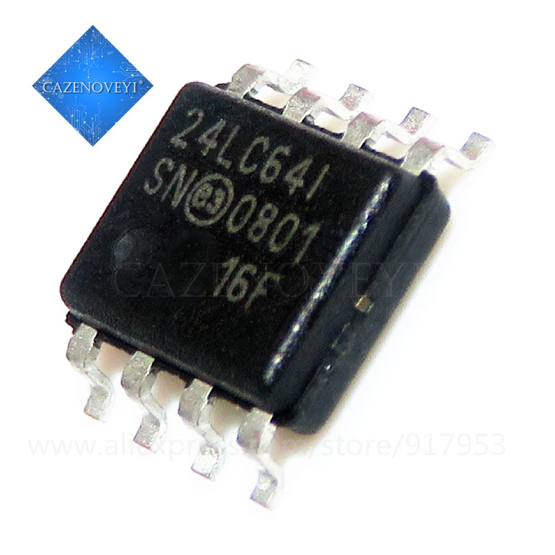 10 ชิ้น 24LC64T-I/SN SOP-8 24LC64T-I SN SOP8 24LC64 SOP 24LC64I 24LC641 ใหม่เดิมในสต็อก