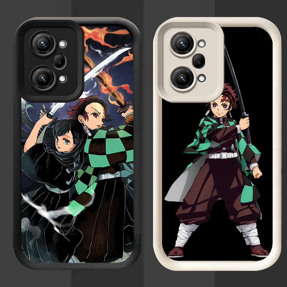 R63 Demon Slayer Casing สําหรับ Xiaomi POCO C71 Redmi Note 12 Pro 5G A5 สีดําและสีขาว