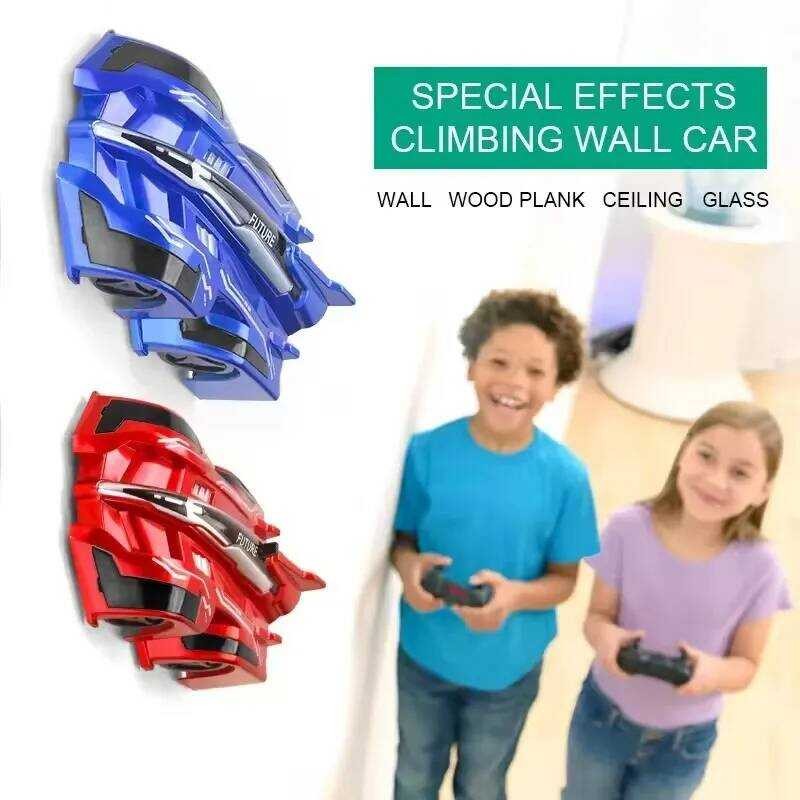 C Children Climbing Remote Control Cars Cool Dependence On Wall Racing S Little Boy Gifts