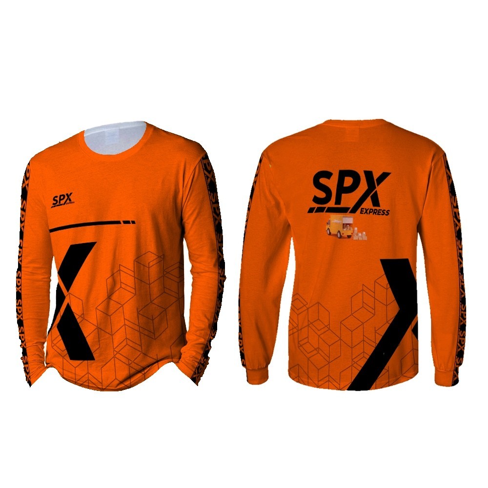SPX EXPRESS PREMIUM LONG-SLEEVED JERSEY / COURIER DRIVER SHIRT แพ็คเกจ SHOPEE