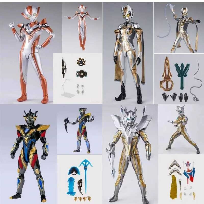 C 17Cm Shf Ultraman Dark Zeta Delta Sky Claw Collectible Trendy Figures Shf Beria Jeddija Dekateric