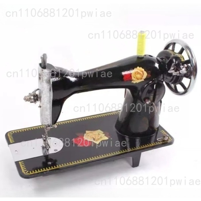 Household Sewing Machine Old-fashioned Sewing Machine Head Jeans Fabrics Sewing Machine Pedal Contr