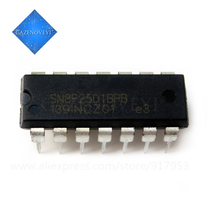 10 ชิ้น SN8P2501BPB SN8P2501B SN8P2501 DIP-14 ในสต็อก