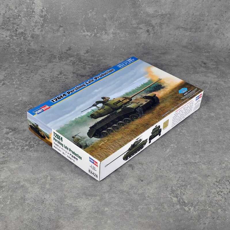 รถถัง Pershing อเมริกัน HOBBYBOSS 82428 ขนาด 1/35 รุ่นการผลิตล่าสุด T26E4