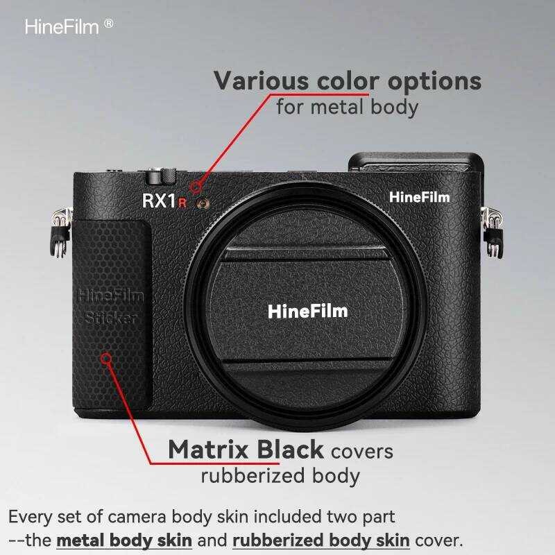 ▥ Hinefilm ผิวสําหรับ Dsc-Rx1rm3 กล้องสติกเกอร์สําหรับ Sony Rx1r III รูปลอกผิว RIII ห่อ Rx1 Rm3