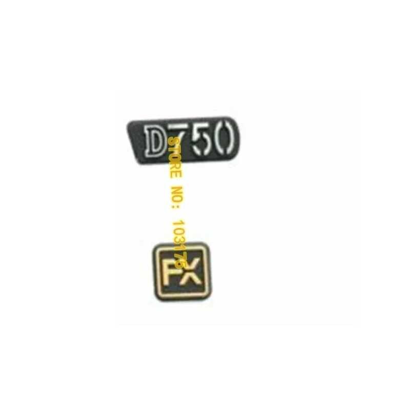 ▥ ใหม่ (Grip Thumb ด้านข้าง) ยางฝาครอบชุดสําหรับ Nikon D750 โลโก้ + FX กล้อง Sticky กาวเทป