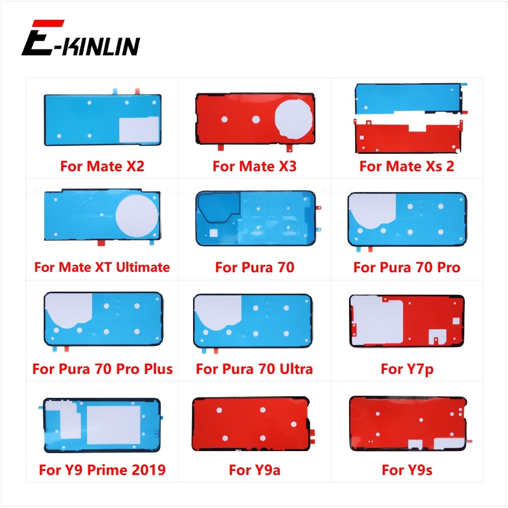 ที่อยู่อาศัยปกหลังสติกเกอร์กาวกาวสําหรับ HuaWei Mate X2 X3 Xs 2 XT Ultimate Pura 70 Pro Plus Ultra Y
