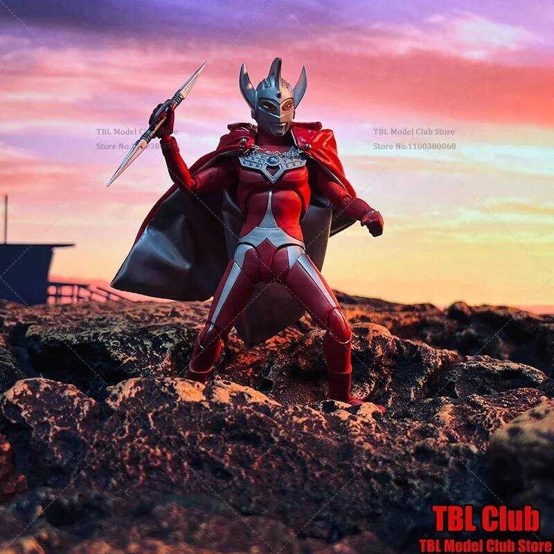 C 1/12 Scale Male Clothes Red Cloak Ultraman Taro Kotaro Higashi Japanese Tokusatsu Drama For SHF 6