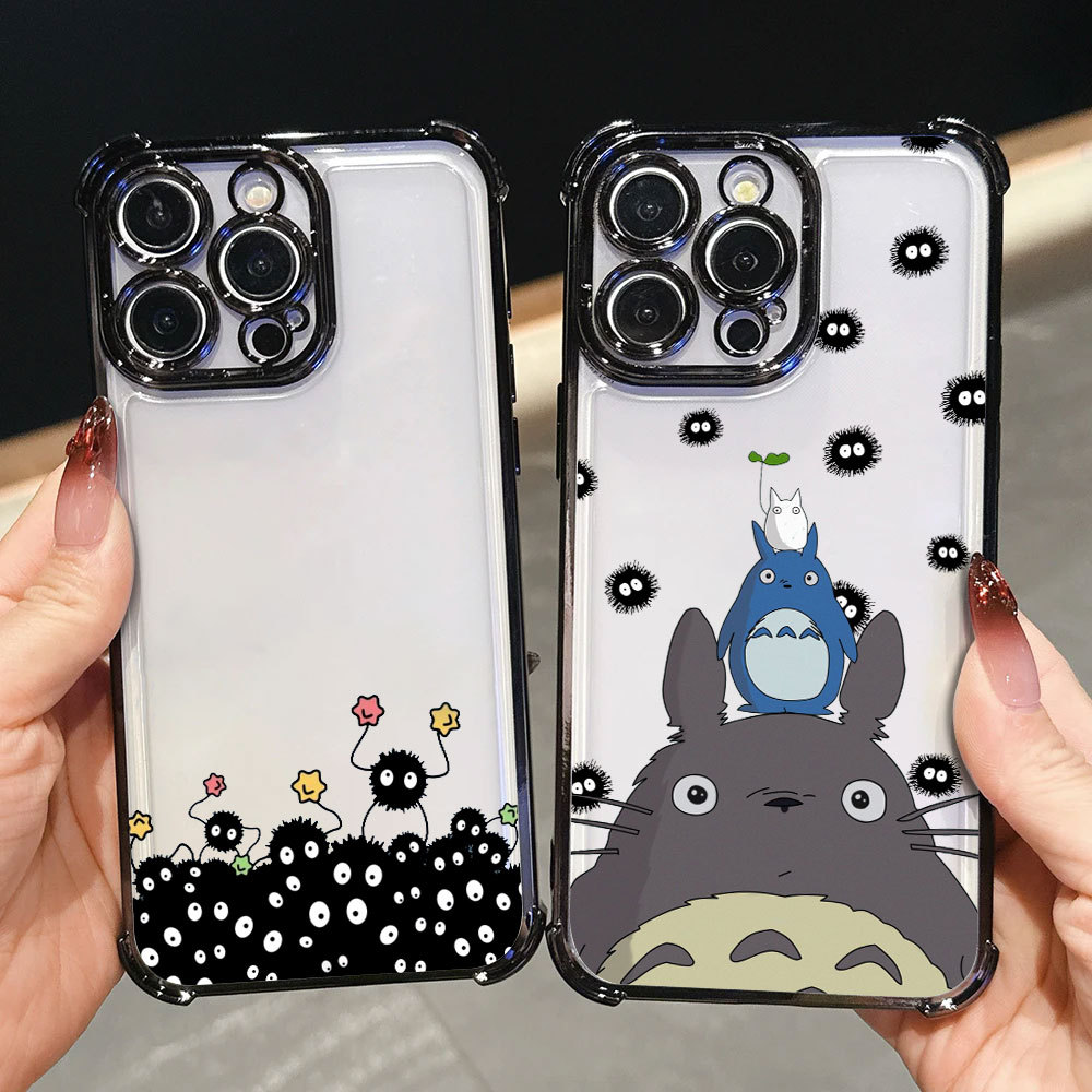 Spirited Away Totoro Studio Ghibli งานศิลปะ Anti-Shock สําหรับ Samsung A57 A37 A27 A17 A07 A56 A36 5