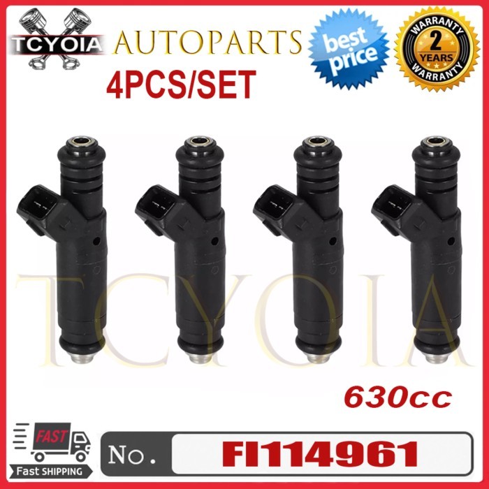 4Pcs/Lot 630cc FI114961 Fuel Injector Nozzle for Siemens Deka EV1 60LB BMW VW Ford Dodge Toyota