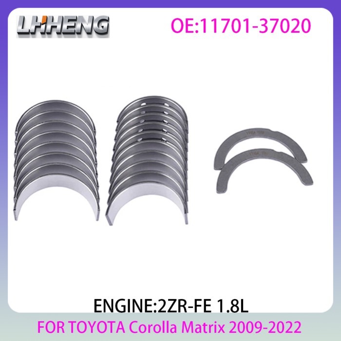 ENGINE Main Connecting Rod Bearing Set For Toyota Corolla 2ZR-FE 1.8L 1.8 L T L4 GAS Engine OEM 117