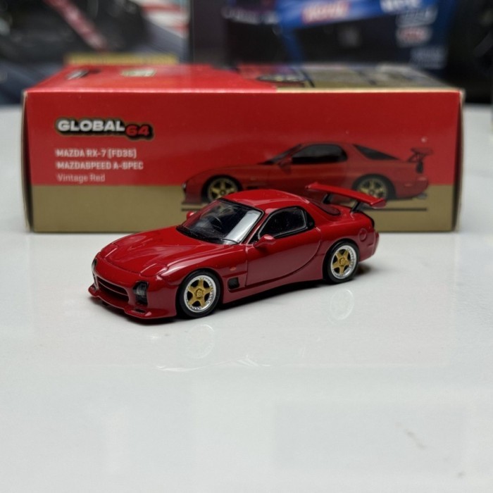 Tarmac Works 1/64 Mazda RX-7 FD3S Mazdaspeed A-Spec สีแดง