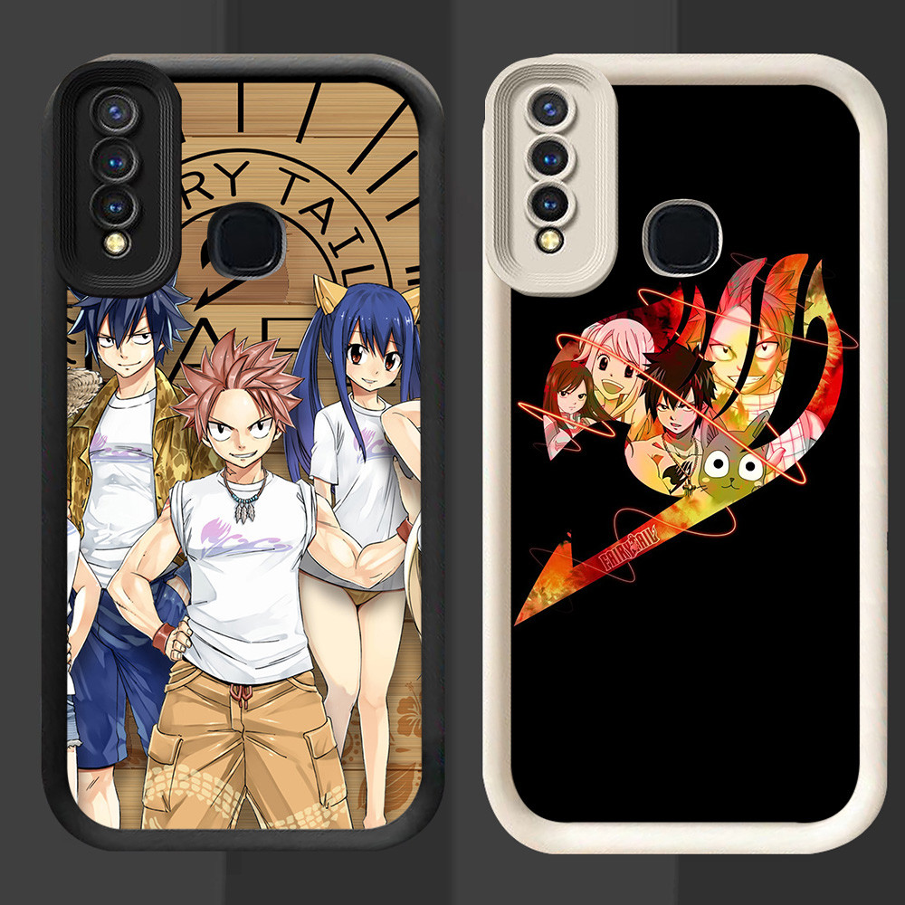 R68 Fairy Tail สําหรับ VIVO Y17 Z1 Y50 Y30i Y15 Y30 Y12 Y19 V9 Pro สีดําและสีขาว