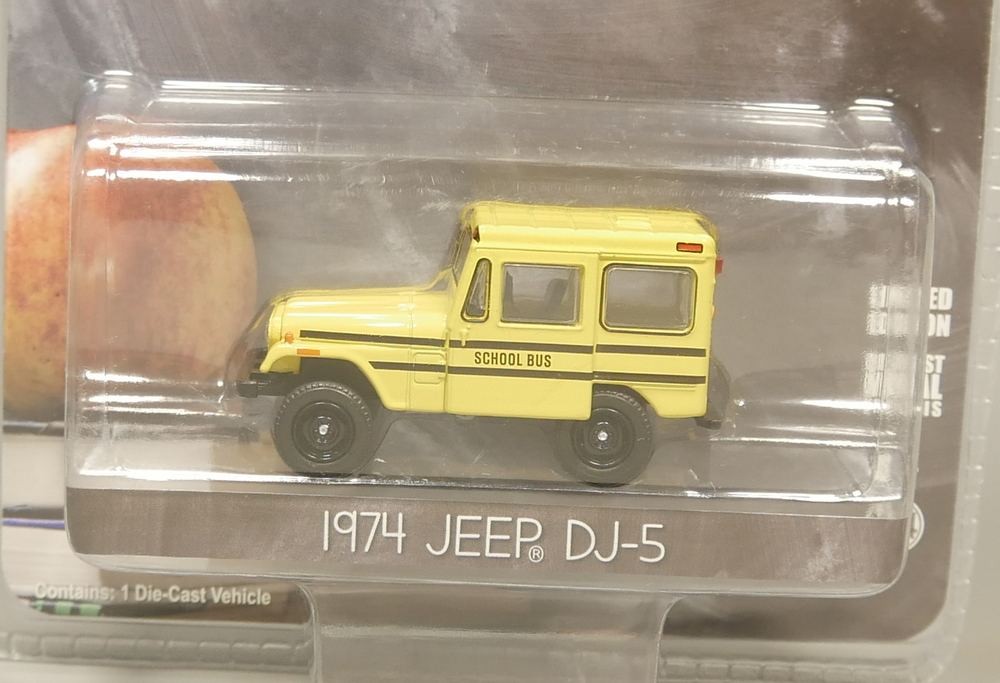 Greenlight 1: 64 1974 Jeep DJ-5 Jeep School Bus รถรุ่น