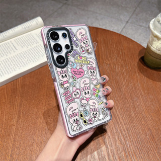 น่ารักการ์ตูนคลาสสิกพิมพ์กระต่ายสําหรับ Galaxy S23 S24FE S23…