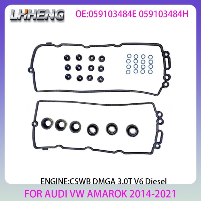 ENGINE Valve cover gasket set FOR AUDI A4 A5 A6 A7 A8 Q5 Q7 Q8 VW AMAROK 3.0L 3.0 L T V6 Diesel 14-