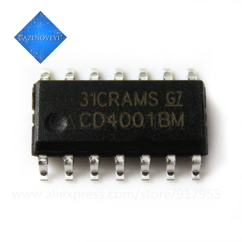 10 ชิ้น CD4001BCM CD4001BM CD4001 SOP-14 ในสต็อก