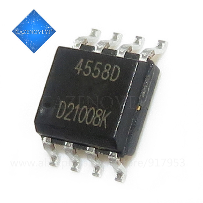 100 ชิ้น NJM4558D NJM4558 4558D 4558 SOP-8 IC