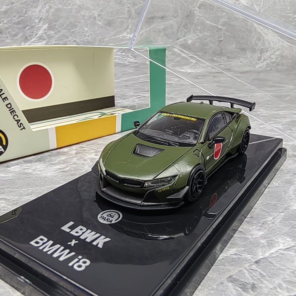 PARA64 1/64 LBWK BMW i8 Wide Body Modified Version Sports Car Model Car Decorative Limited Edition C