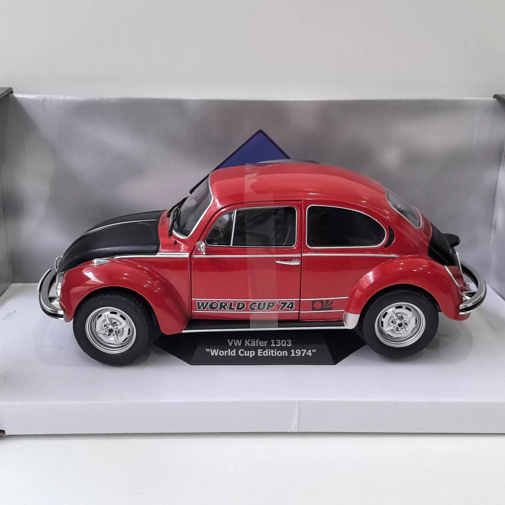 SOLIDO 1/18 VW KAFER 1303 1974 Volkswagen Beetle รถโลหะผสมรุ่น W2 Limited Edition รถรุ่น