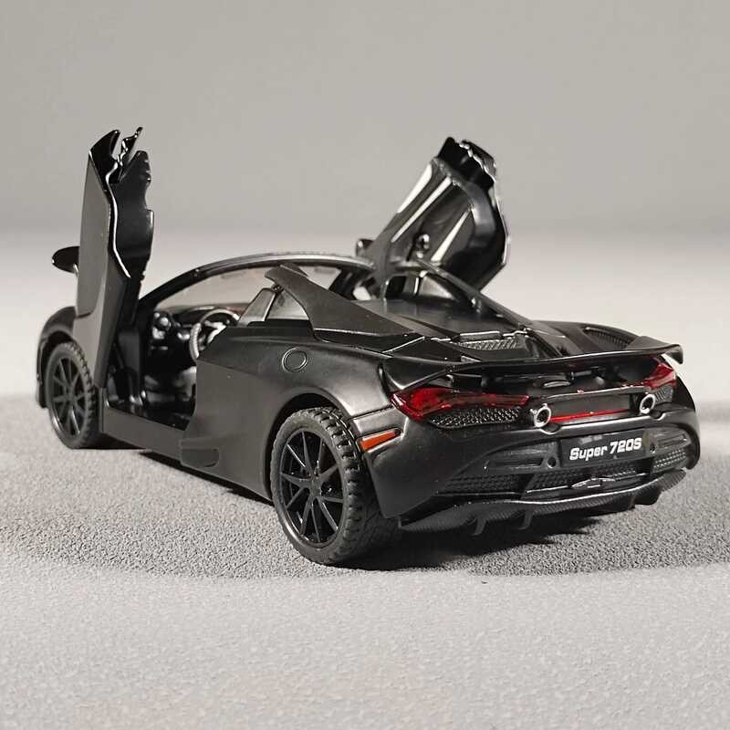 C 1:32 Mclaren 720S Ercar Sports Alloy Diecast Model Car Sound & Light High Simulation Hobby Collec