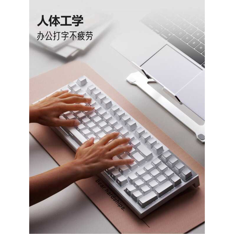 Belly FL980 สามโหมดไร้สายบลูทูธสํานักงานธุรกิจเฉพาะคีย์บอร์ดปิดเสียงผู้ชายผู้หญิง Hot Plug