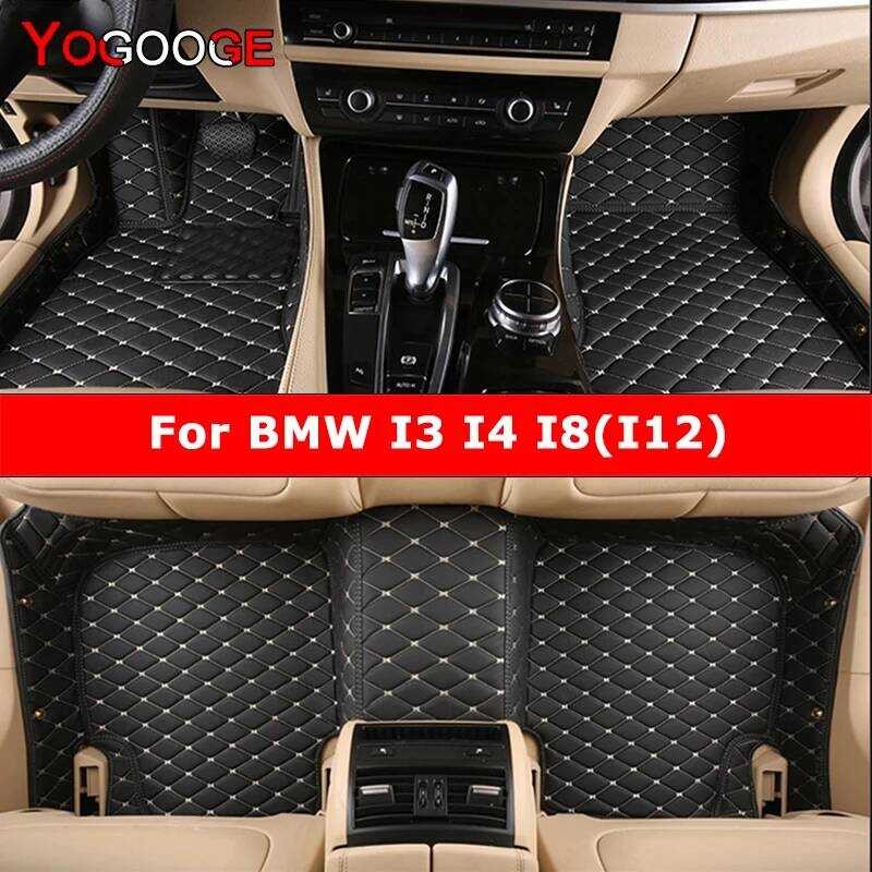 YOGOOGE Custom รถสําหรับ I3I01 I4G26 I8I12 Auto พรมเท้า Coche Accessorie
