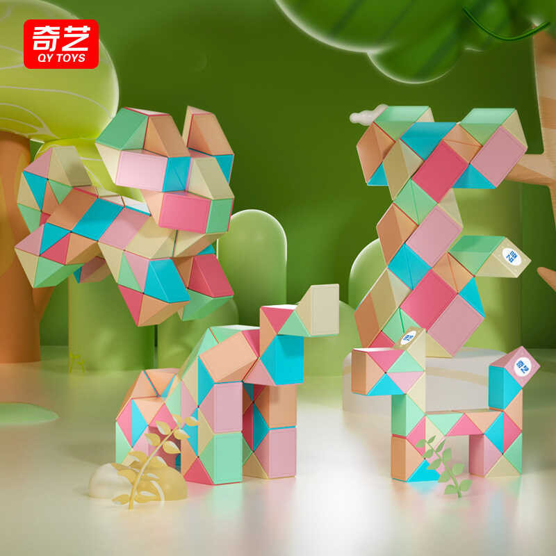 Magic ไม้บรรทัดสีคู่ Macaron 24 Segment 36 Segment 48 Segment 60 Segment 72 Segment Variety ของเล่นเ