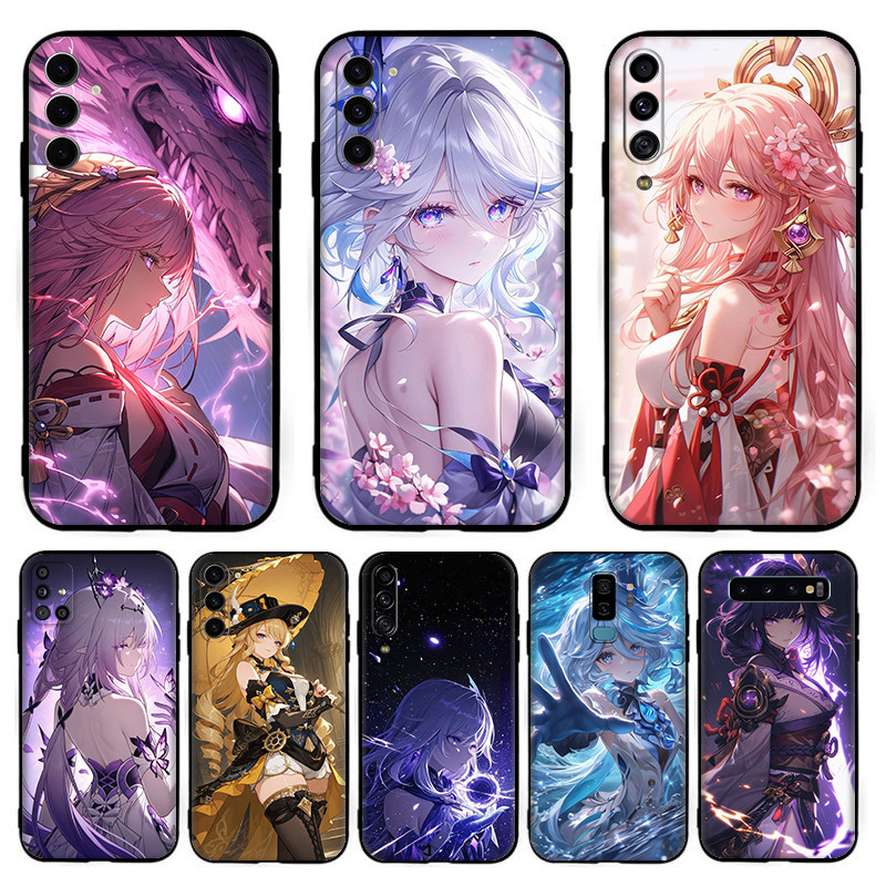 สําหรับ Samsung J4 J6 J8 Plus หรือ Prime J2 J5 J7 Prime Core J730 Pro S6 Edge อะนิเมะการ์ตูน Genshin