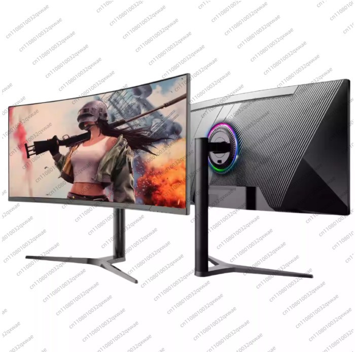 38-Inch Monitor Hairtail Screen 4K144hz Curved Computer Desktop IPS E-sports 21:9 External Monitori