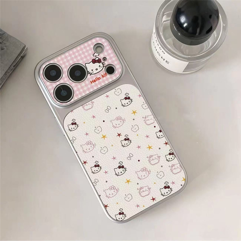 น่ารัก polka dot Hello Kitty การ์ตูนเคสโทรศัพท์สําหรับ OPPO Reno 12 8t 8z 7z 10 11f 11 12f 13f 14f 14 15f 15 Pro Max 5G หนังกันกระแทก