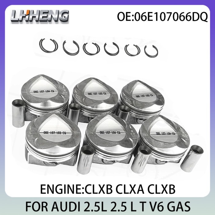 Engine Parts PISTON For AUDI A7 A6L C7 2.5L 2.5 L T V6 GAS 2012-2018 CLXB CLXA CLXB 06E107066DQ 06E